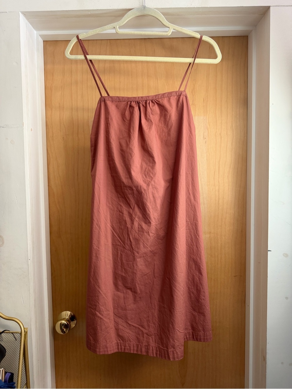NWT! A New Day 100% Cotton Mini Slip Dress - Spaghetti Strap. Size Large